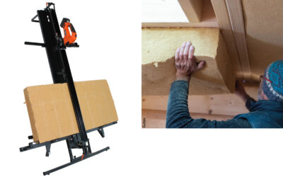 Table de découpe pour isolants biosourcés