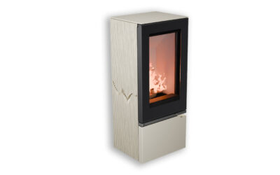 Strato, le poêle&nbsp;à&nbsp;bois «&nbsp;sculptural&nbsp;»